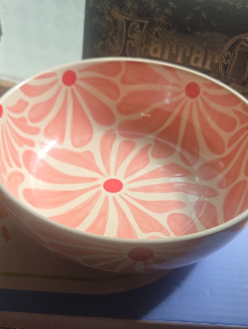 Retro Flower Serving BowlRegular